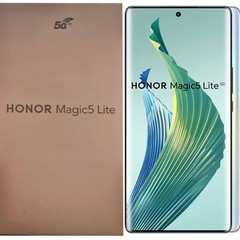 Honor Magic5 Lite 5G Titanium Silver 256GB + 8GB Dual-Sim Unlocked GSM NEW