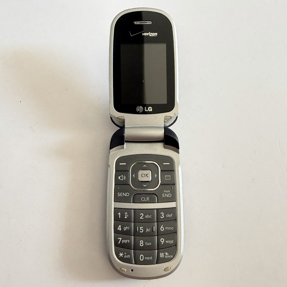 LG VX8360 Verizon Flip Phone Vintage Cell Phone Parts Repair w Battery