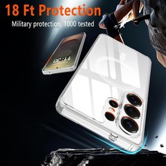 Magnetic for Samsung Galaxy S26 Ultra Case with Screen Protector 2X, Clear Cover