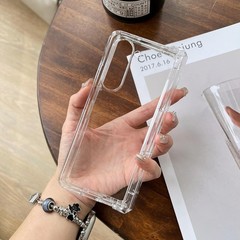 Samsung Galaxy Z Fold 6 Crystal Clear Case with Full Hinge Protection & Shockpro