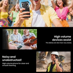 Global FOSSiBOT F110L 4G LTE Rugged Phone Android 15.0 Outdoors Loud Speaker NFC