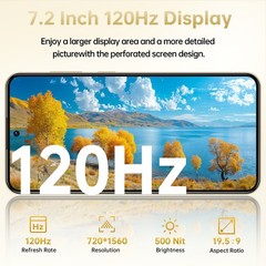 OUKITEL C68 PLUS Cell Phone 7.2″ Dual Screen 24GB+256GB 6000mAh Android 15 64MP