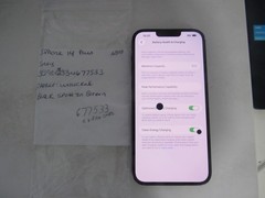Apple iPhone 14 Plus, A2632, 128GB, Black, Unlocked, Clean IMEI (LCD Spot)