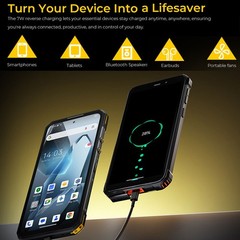 7.2″ 5G OUKITEL WP60 Rugged Phone Android 15 Waterproof Mobile 48+512GB Dual SIM