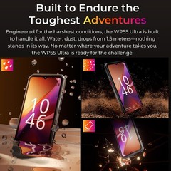 5G 4G OUKITEL WP55 Ultra Rugged Smartphone Android 15 Thermal Imaging 11000mAh