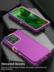 Rugged Heavy Duty Case for Moto G Power 2025 & 2026 6.8 Inch Shockproof Protecti
