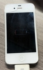For Parts Three Apple iPhone 4, 1 CDMA, 2 GSM models, white – Not Working