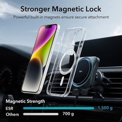 Clear Shockproof Case for iPhone 14/13, Military-Grade Protection, ESR Compatibl