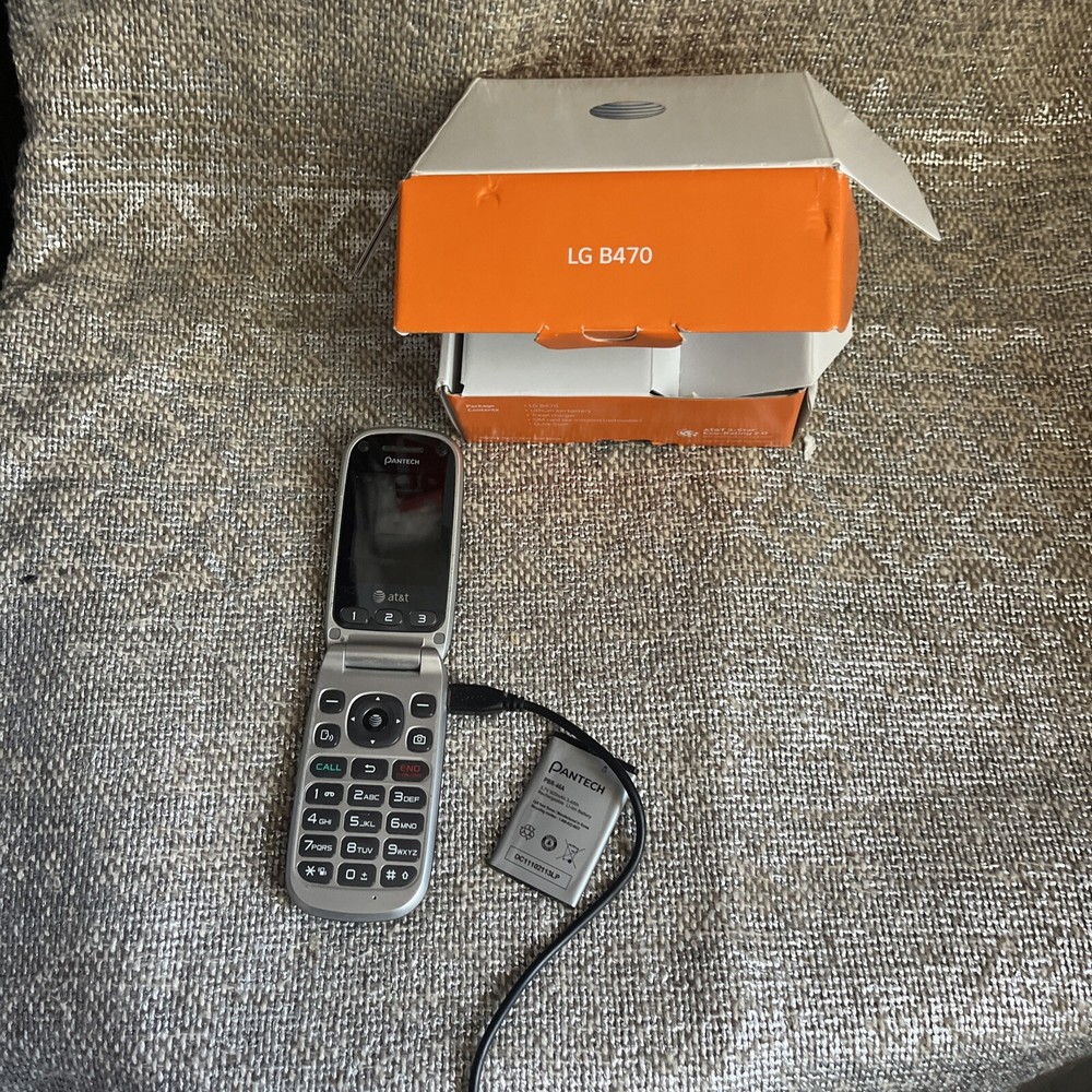 LG B470 True AT&T Cell Phone Plus Extra Battery