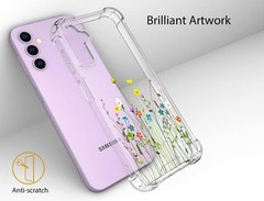 Cute Clear Samsung Galaxy S23 Plus Case for Women Girls, S23+ Transparent Design