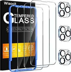 3 Pack Tempered Glass Screen Protectors & Lens Protectors for iPhone 14 Pro Max