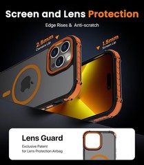 Strong Magnetic Case for iPhone 14 Pro Max 6.7-Inch, Shockproof Protective Cover