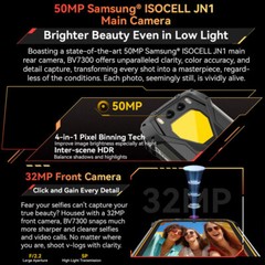 Global Blackview BV7300 4G LTE Rugged Phone Android 14 Mobile Waterproof Outdoor