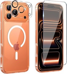 iPhone 17 Pro Case & Screen Protector for iPhone 17 Pro Shockproof TPU Cover