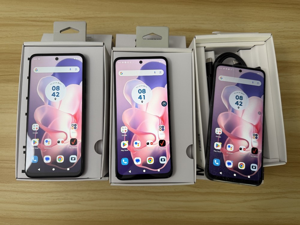 LOT 3 Motorola Moto G Power 5G (2024) XT2415-5 128GB Verizon -FOR PARTS