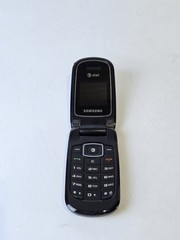 Samsung SGH-A107 – Silver and Black ( AT&T ) Cellular Flip Phone