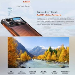 HOTWAV Cyber 18 4G LTE Android 16 AI Rugged Phone Outdoor NFC Mobile Dual Screen