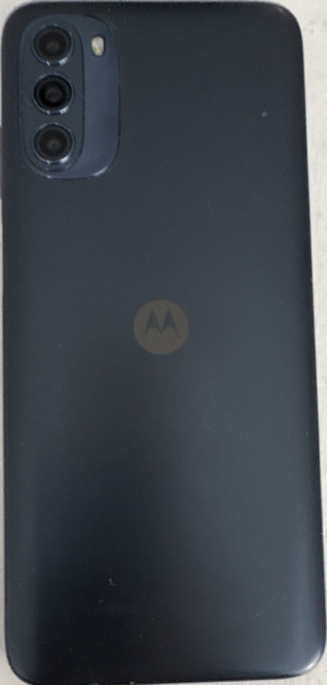 Motorola Smartphone Triple Rear Camera System Black Modern Bar Design