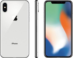 Apple iPhone X A1865 (Fully Unlocked) 256GB Silver (Excellent)