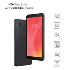 TCL L7 Smartphone Unlock 4G, 1.3GHz Quad-Core CPU, 2+32GB Memory,5.5″ HD Display