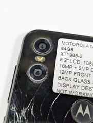 Motorola Moto G7 Plus – For Parts, Shattered, Not Working