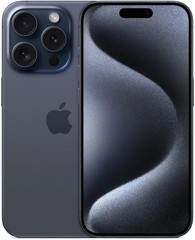 Apple iPhone 15 Pro – 256GB (AT&T SIM LOCKED) A2849 – Blue Titanium – Fair