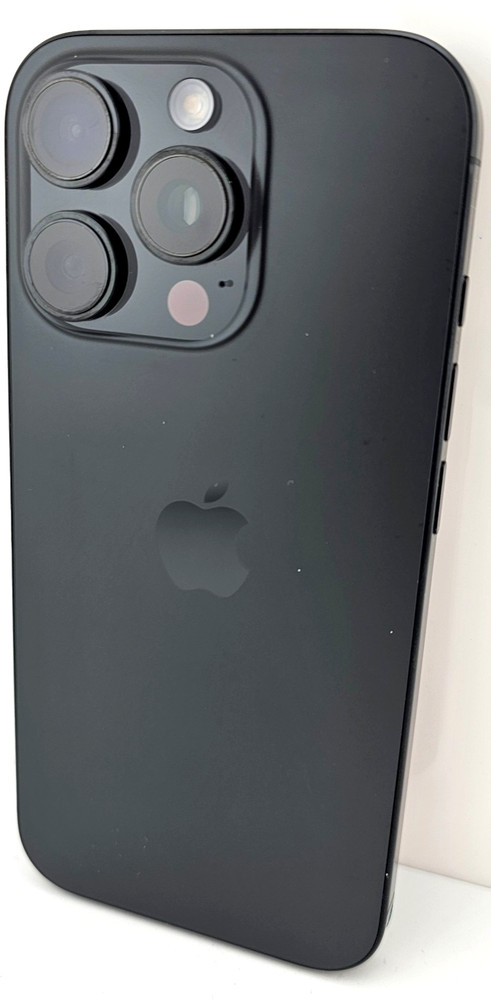 Apple iPhone 16 Pro – eSIM A3083 – Unlocked 256GB Black – *BAD FRONT CAMERA*