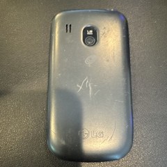 LG 500G Black Bar Phone – Used Powers On As Is