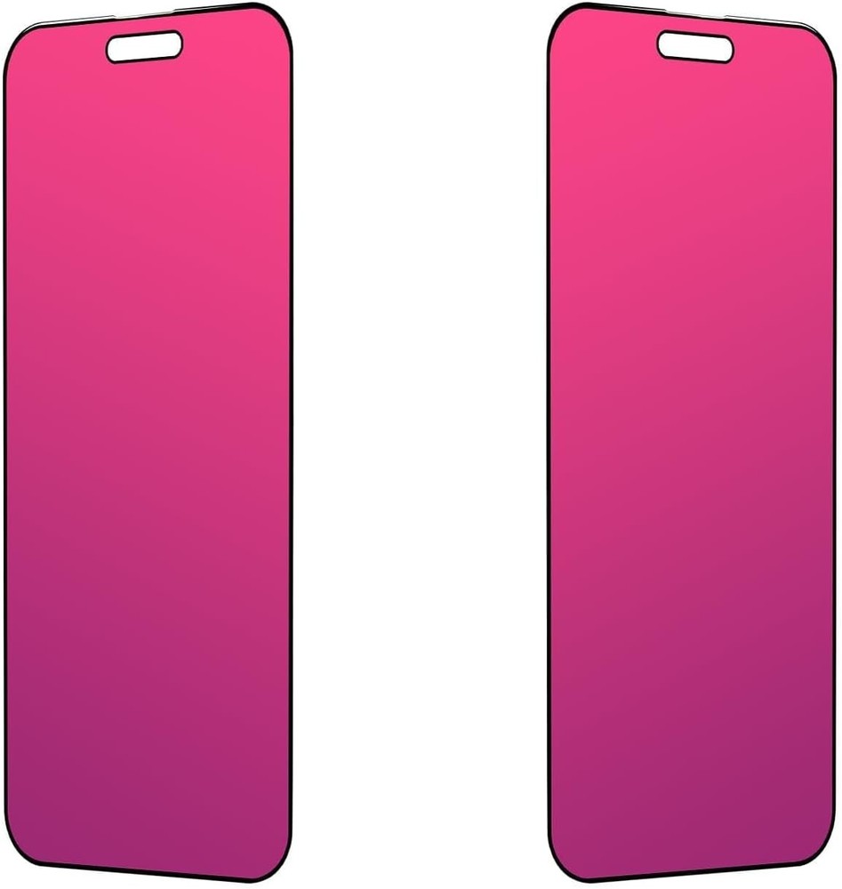 2 Pack Gradient Anti-Blue Light Tempered Glass Privacy Screen Protector for iPho