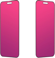 2 Pack Gradient Anti-Blue Light Tempered Glass Privacy Screen Protector for iPho