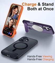 Slim Translucent Matte Phone Case for iPhone 17 6.3 Inch Military Grade Shockpro