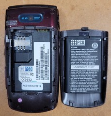Pantech PCD Escapade WP8990VW – Maroon ( Verizon ) Very Rare Cellular Flip Phone