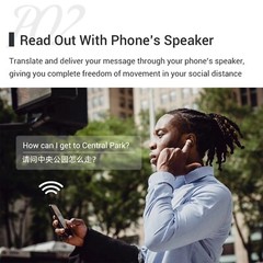 TRANSLATION TWS 5.0 Wireless 127 Real-Time Speech To Text Transcribe & Translate