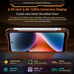 Unlocked Blackview XPLORE 1 5G Rugged Cell Phone Android 15 Waterproof Dual SIM