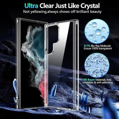 For Samsung Galaxy S24 Ultra Case w/ Anti-Yellowing & Military-Grade Protection