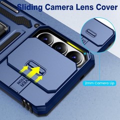 For Samsung Galaxy S26 Ultra Case with Slide Camera Protector & Belt Clip Cover