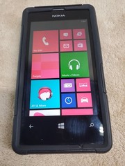 Nokia Lumia 521 RM-917 White T-Mobile Windows Phone Tested Reset W/ OtterBox