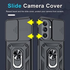 Samsung Galaxy A57 5G Case Built in Slide Camera Lens Cover + Screen Protector