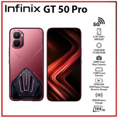 Infinix GT 50 Pro 5G RED 12GB+512GB Dual SIM Unlocked Android Cell Phone