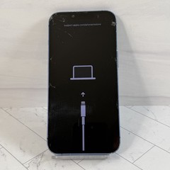 Apple iPhone 13 128 GB Blue Unlocked Cracked Won’t Restore #H109