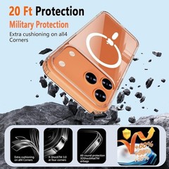 For iPhone 17 Pro Max Case with Shockproof Protection and Anti-Yellowing cover