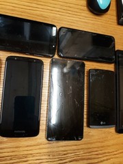 Lot of 10 pcs Assorted Smart Phone Cell Phones Tablets Samsung Parts/Repair