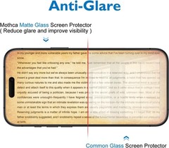 Matte Glass Screen Protector for iPhone 17 & iPhone 16 Pro 6.3 Inch Anti-Glare C