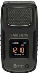Samsung Rugby SGH-A837 – Black (AT&T/GSM) Cellular Flip Phone NEEDS BATTERY
