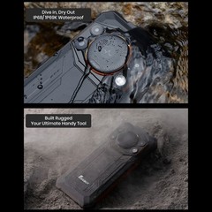 Global FOSSiBOT F110L 4G LTE Rugged Phone Android 15.0 Outdoors Big Speaker 50MP