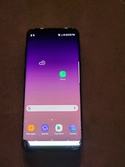 Samsung Galaxy S8 64GB Black AT&T front Glass Cracked. Dot on screen, Working!