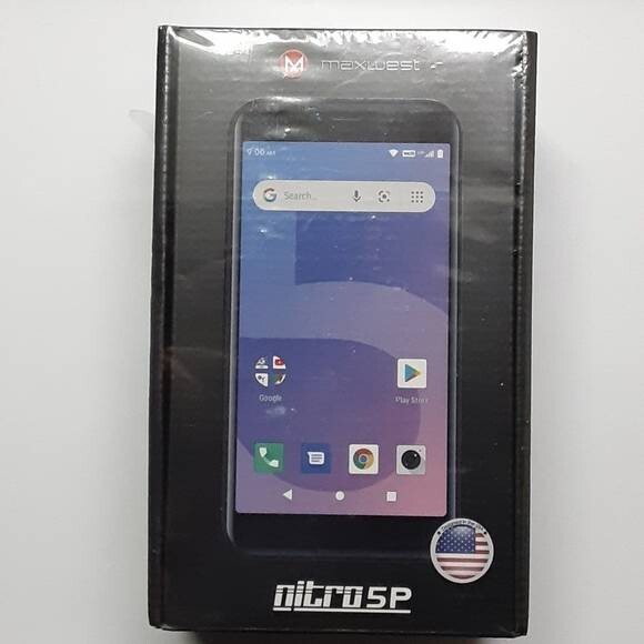 Maxwest Nitro 5P 8GB 5″ 4G GSM Unlocked, Black