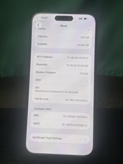 Apple iPhone 15 Pro Max 256GB Black Titanium, Unlocked, A2849-MU663LL