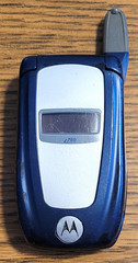 Motorola i760 – Blue and Silver ( Nextel ) Rare iDEN Flip Phone w/ 3 Games