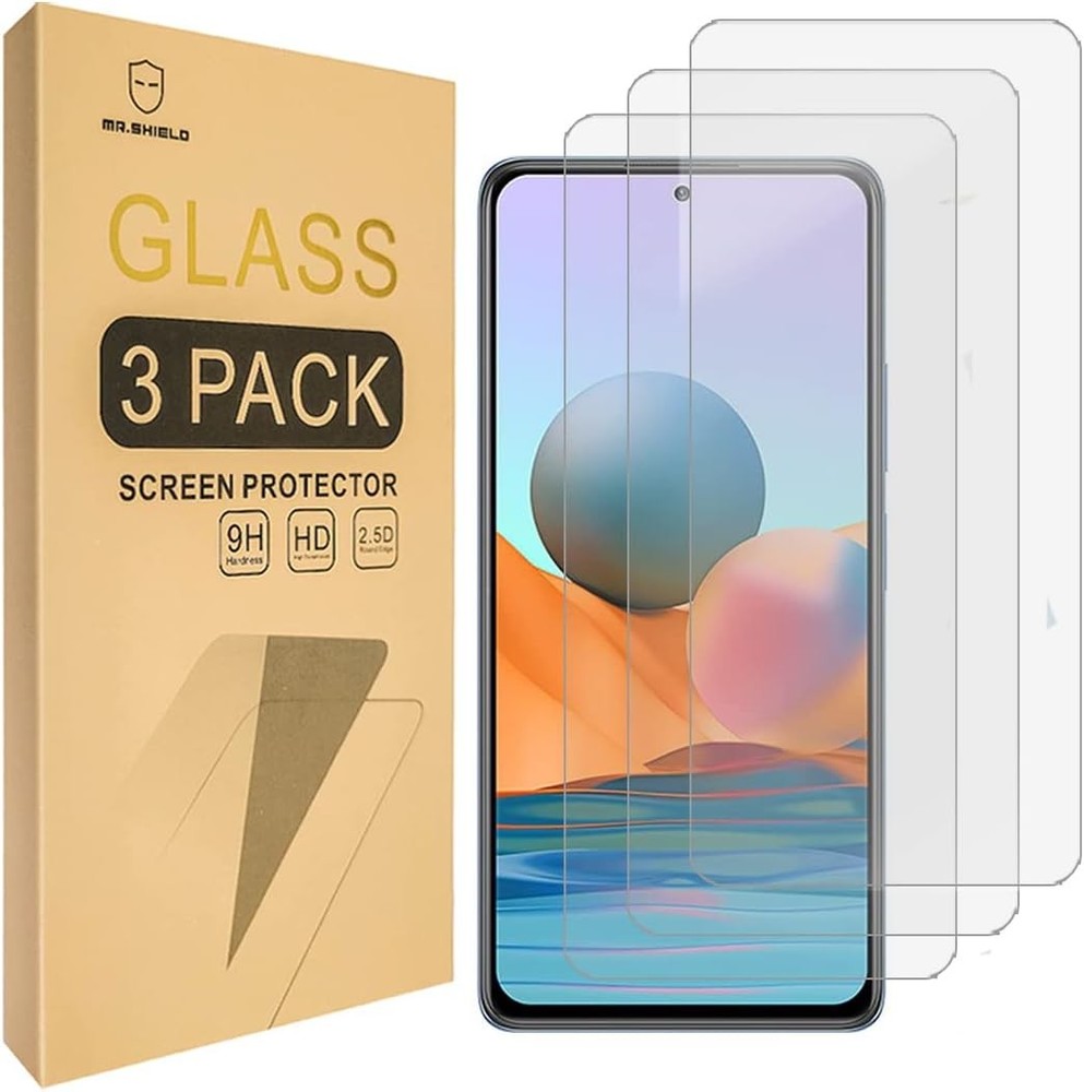 3PCS Screen Protector for Xiaomi Redmi Note 10 Pro 5G 9H Hardness Tempered Glass